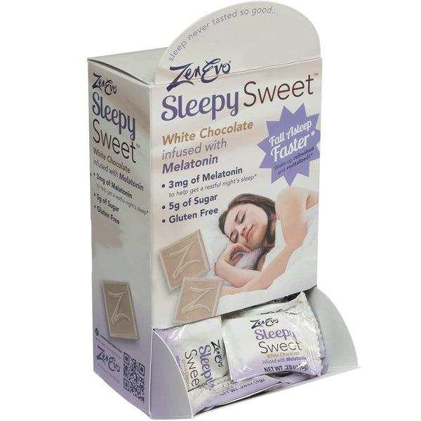 Sleepy Sweet Melatonin-Infused Chocolate Squares - gluten-free treat for restful sleep.