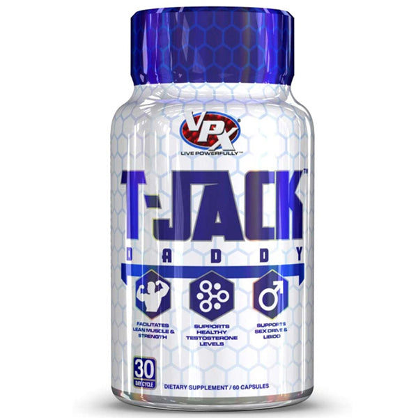 Close-up view of Vitality Boost Testosterone Support Capsules showcasing the bottle design.